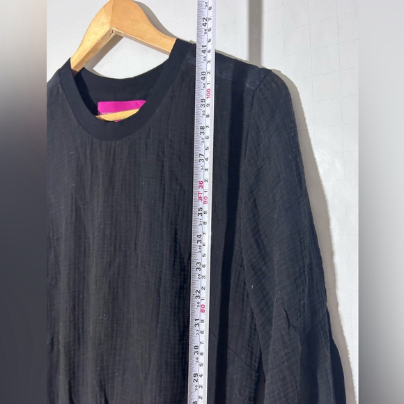 Heidi Merrick Venus Gauze Ruffle Dress black medium - Picture 9 of 11